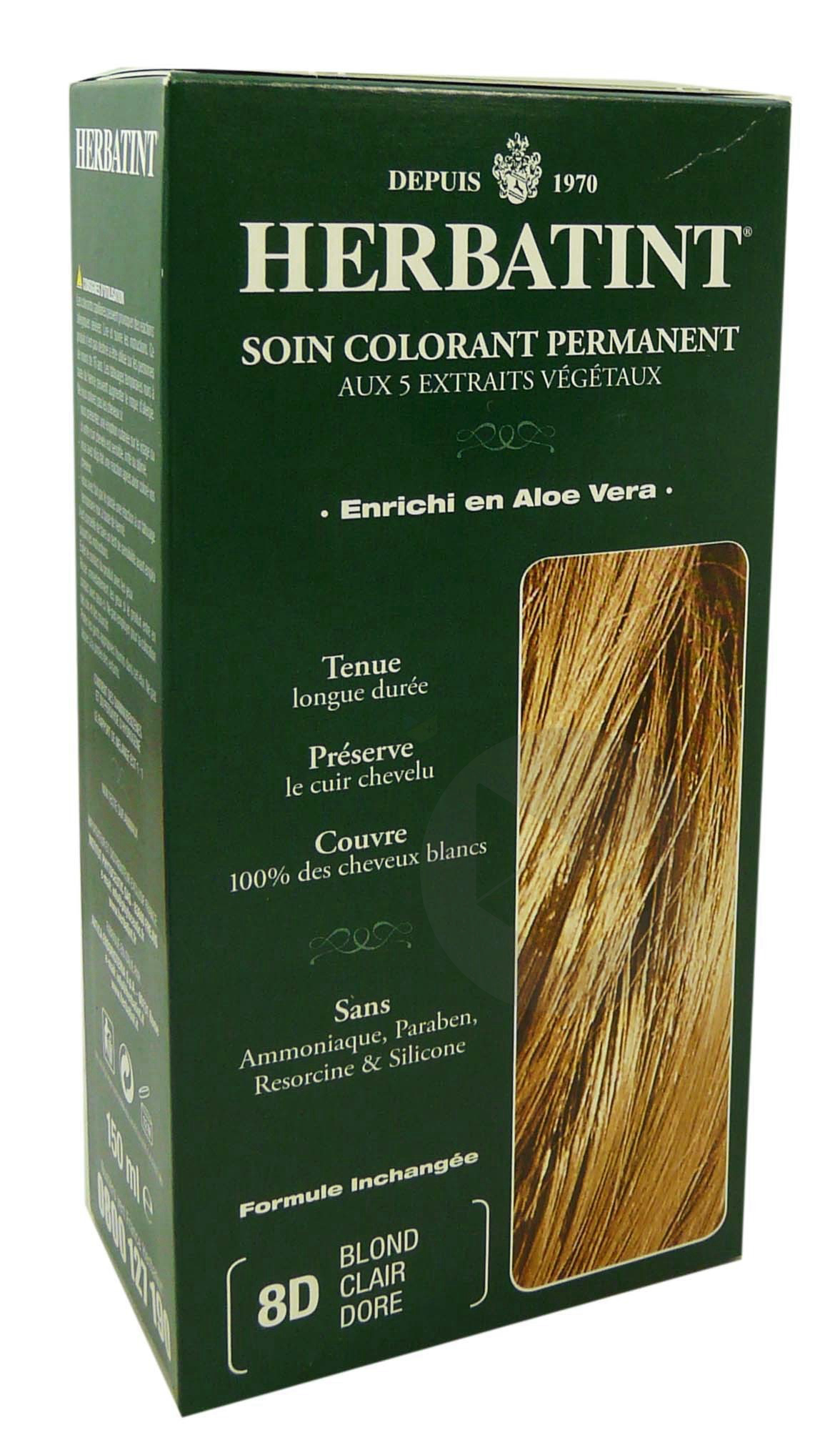 Teinture 8d Blond Clair Doré 120ml