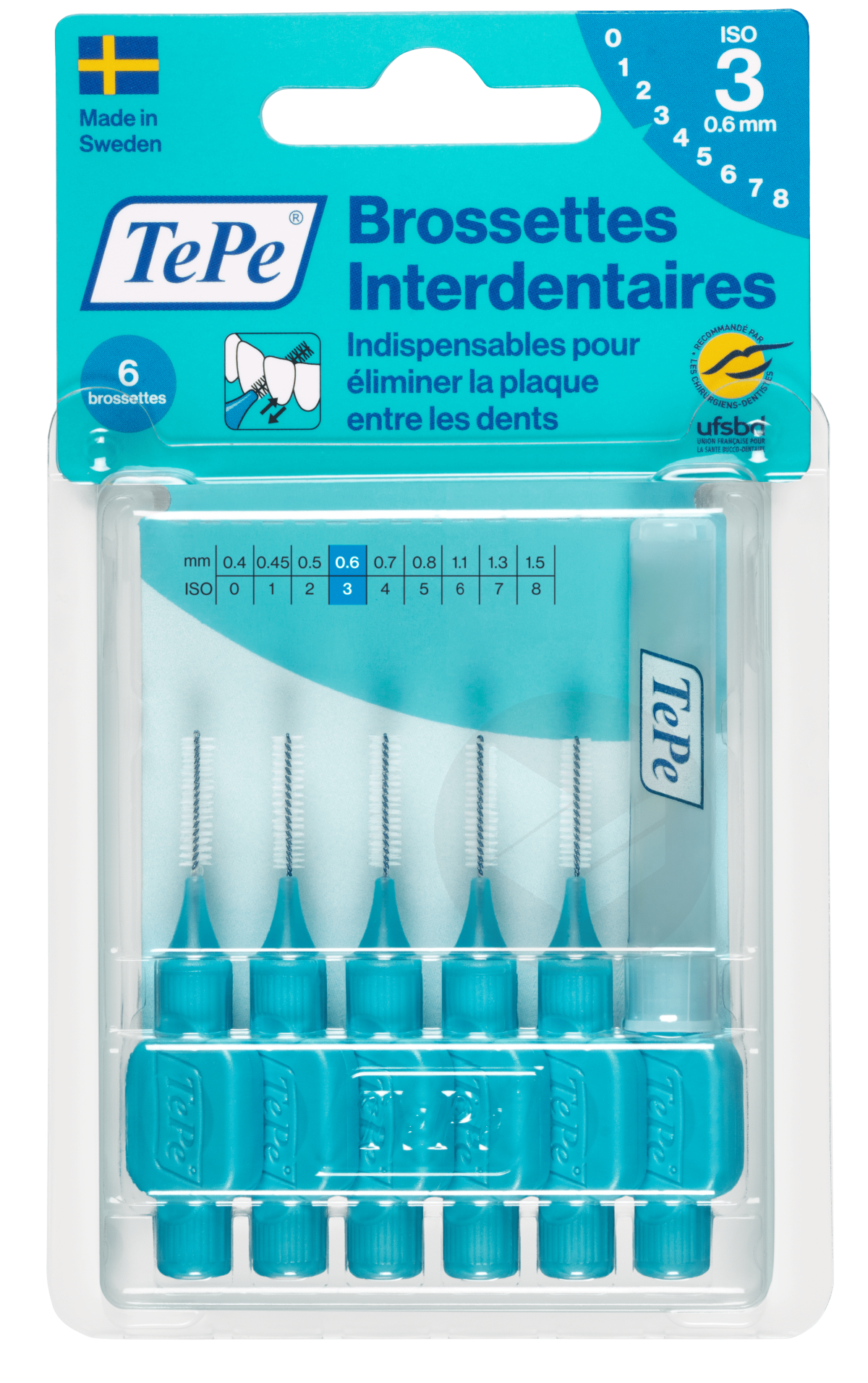 Brossettes Interdentaires x6 Taille : 3