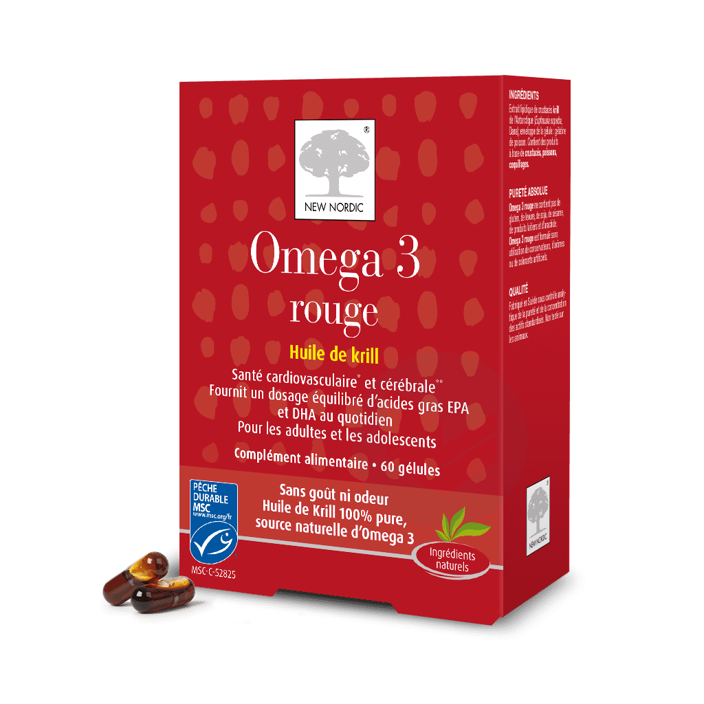 Omega 3 rouge 60 gélules
