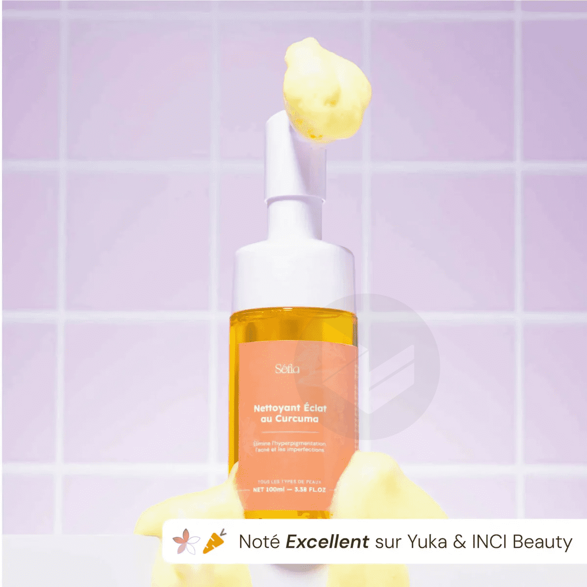 Nettoyant Éclat au Curcuma 100ml