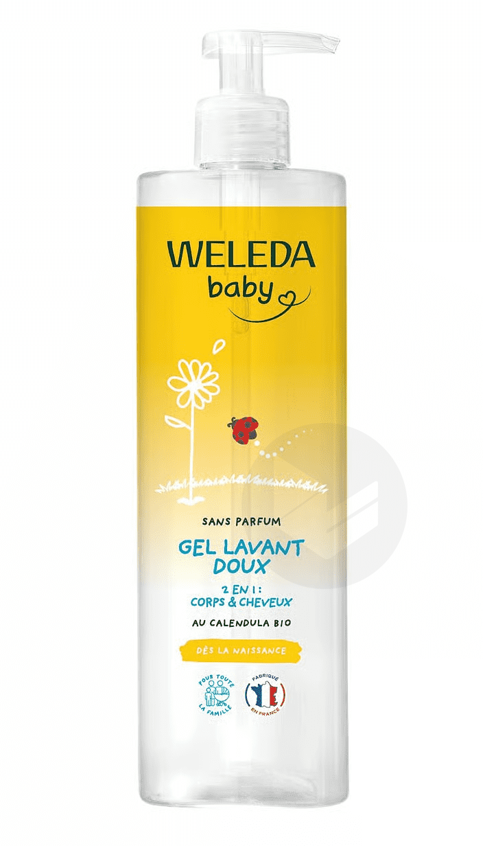 Gel lavant doux Calendula sans parfum 400ml