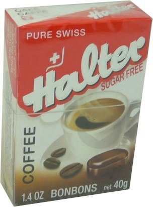 HALTER sans sucre Bonbon café B/40g
