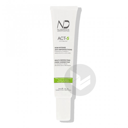 Nubiance Soin Intense Anti-Acné et Imperfections ACT-5 30ml