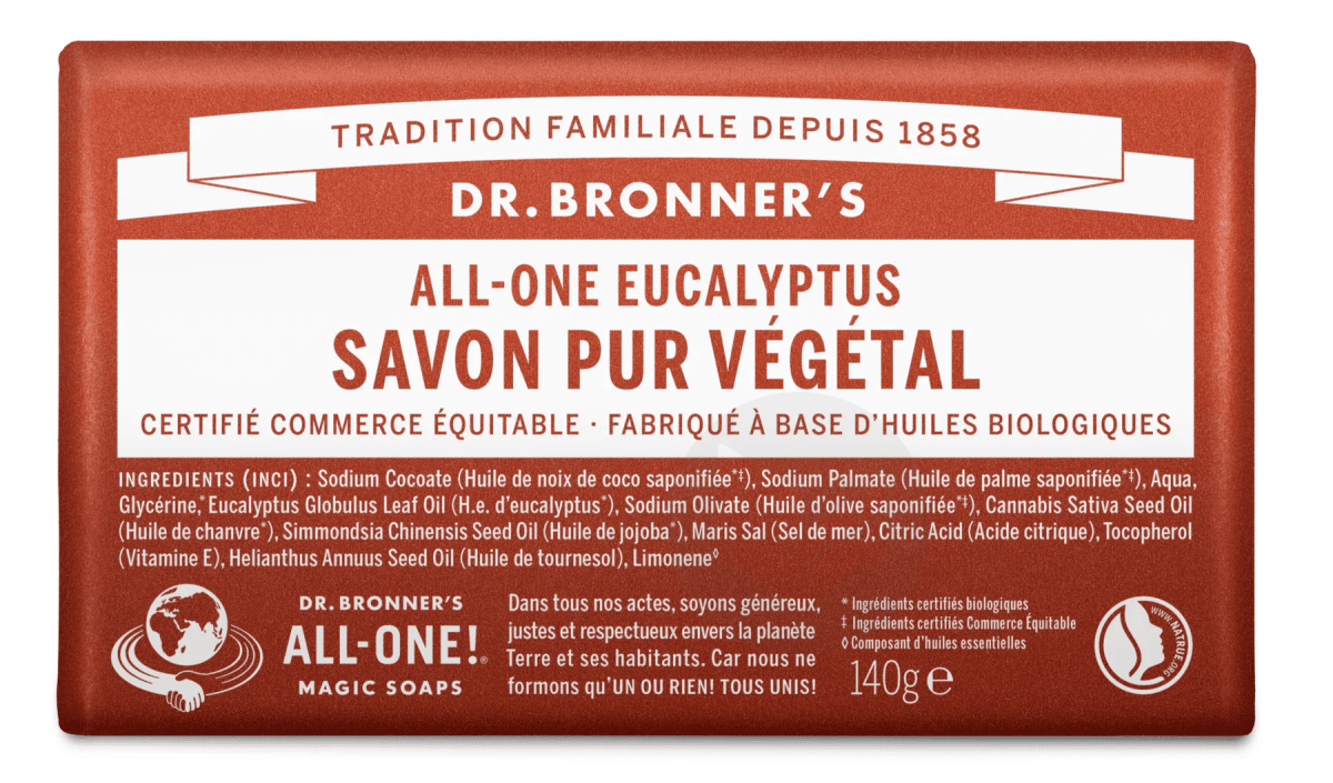 Pain de savon eucalyptus 140g