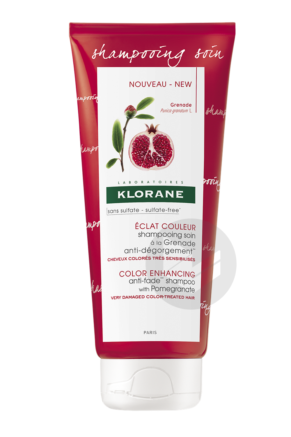 Shampooing soin à la Grenade sans sulfate tube 200ml