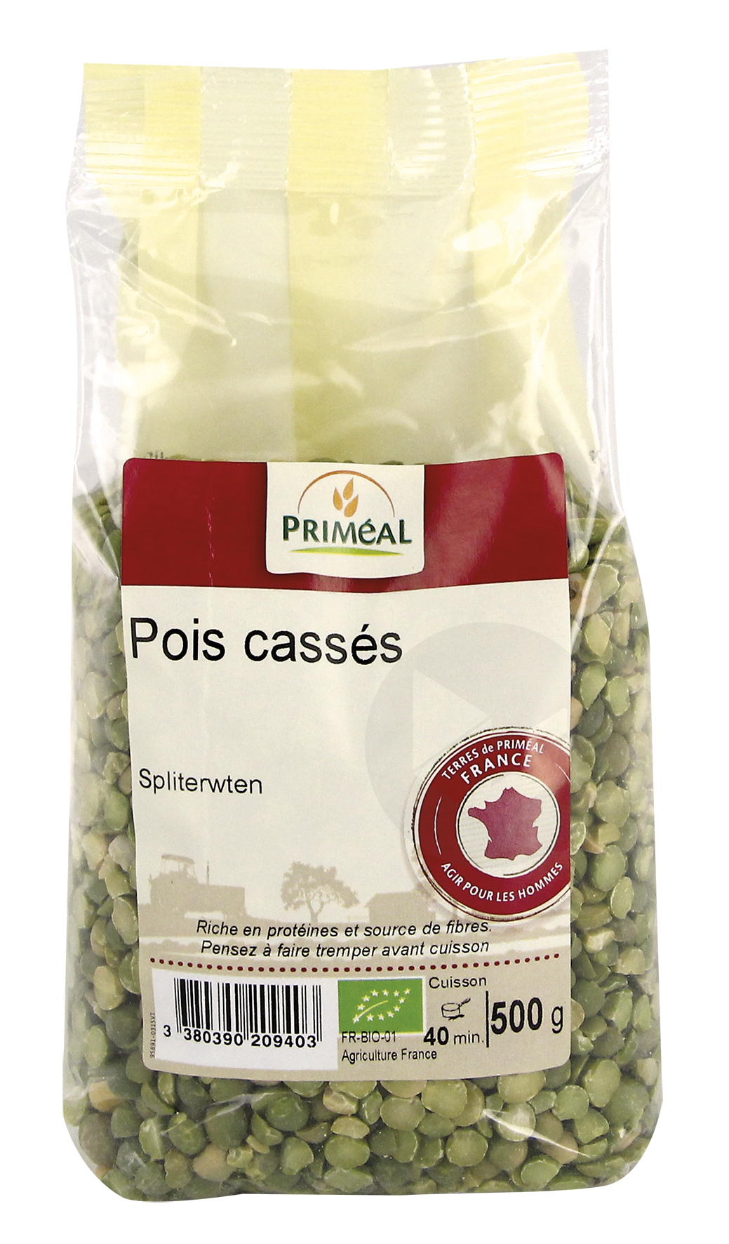 Pois cassés 500g