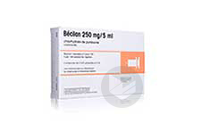 BECILAN 250 mg/5 ml Solution injectable (5 ampoules de 5ml)