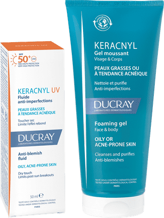 Keracnyl Coffret UV 50+ 50ml + Gel 100ml