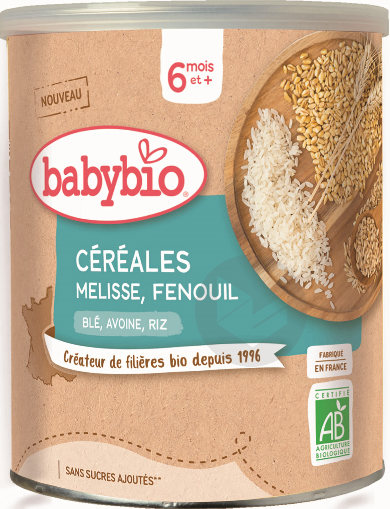 BABYBIO Céréales Mélisse Fenouil Cannelle