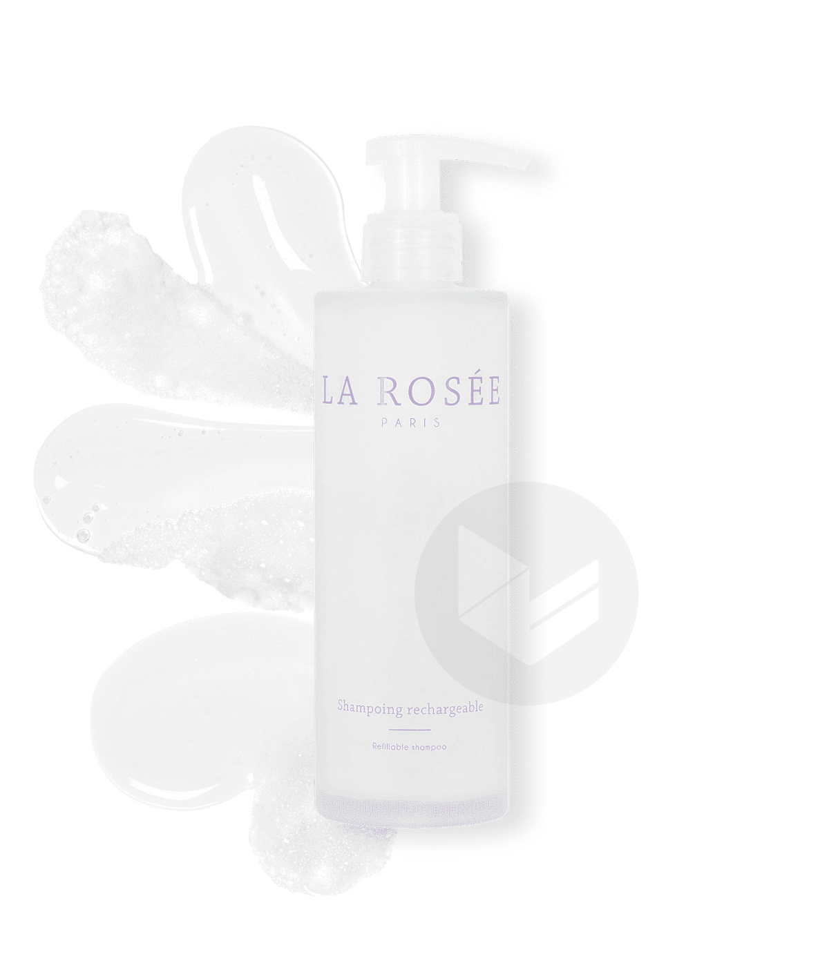 Flacon de shampoing en verre 200ml