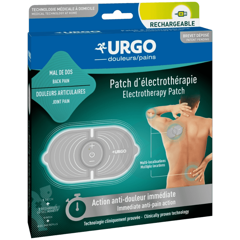 URGO Patch d’électrothérapie rechargeable