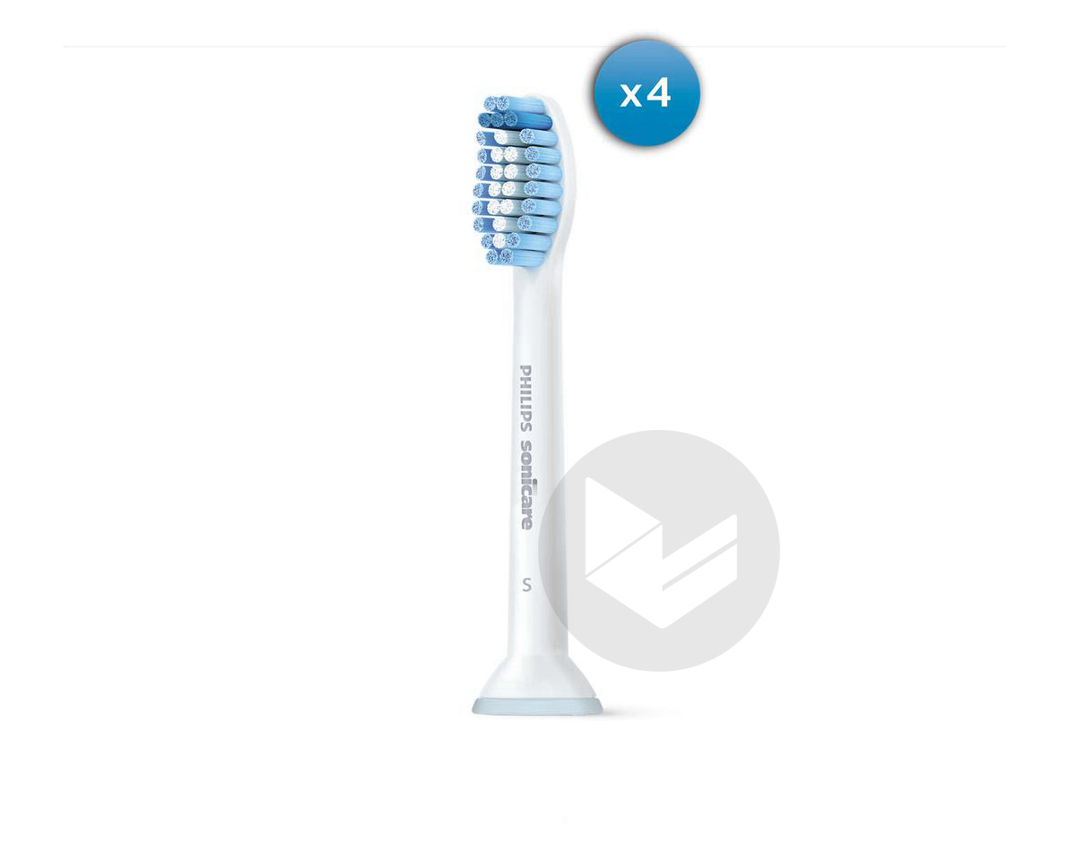 Sonicare S Sensitive Tête de brosse à dents standard x4