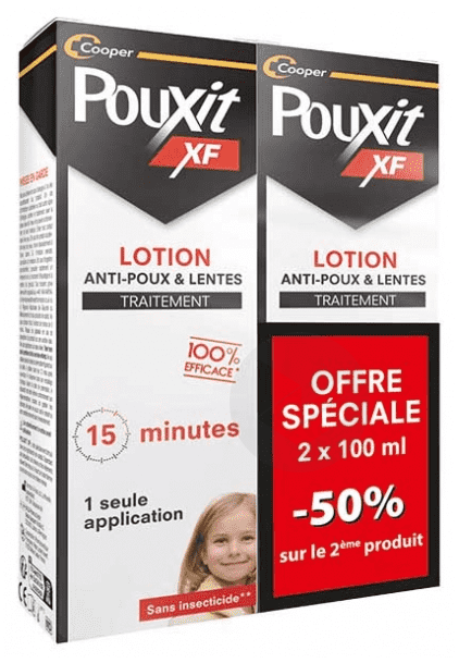 Lotion Traitement Anti-Poux & Lentes 2x100ml