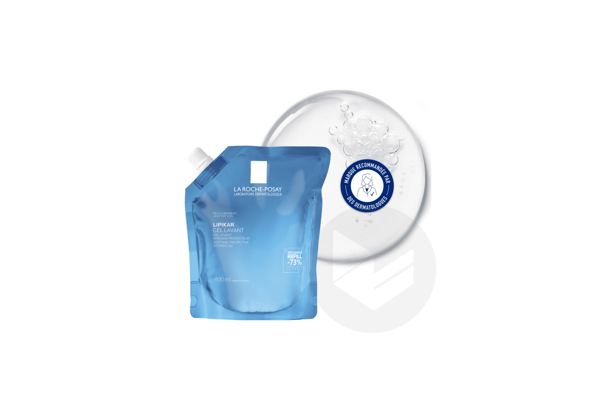 Lipikar Gel lavant apaisant protecteur EcoRecharge 400ml