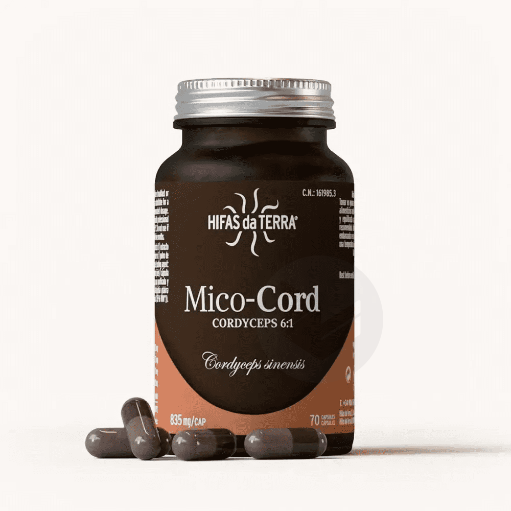 Capsules de Mico Cord (extrait de Cordyceps) 70 gélules