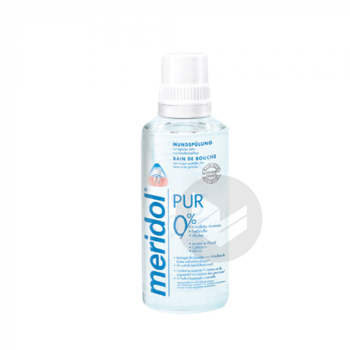 MERIDOL Bain de bouche pour le soin quotidien des dents et des gencives - Flacon 400 ml