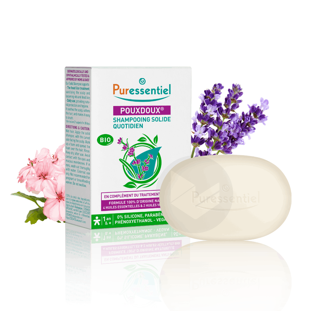 Shampooing Solide Quotidien Pouxdoux 60g
