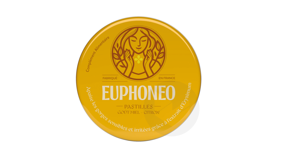 Euphoneo Miel Citron 50 pastilles