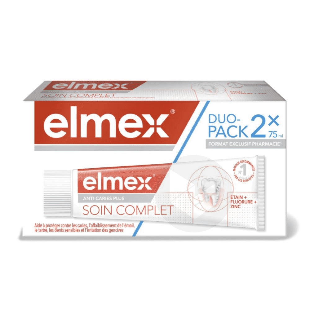 Dentifrice Soin Complet Anti-Carie 2x75ml