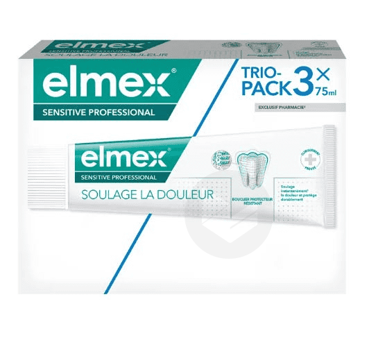 Dentifrice elmex Sensitive Professional 3x75ml