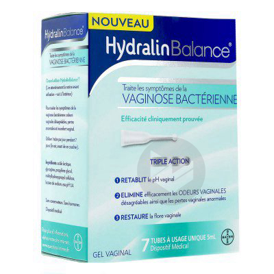 HYDRALIN BALANCE Gel vaginal triple action 7Unidoses/5ml