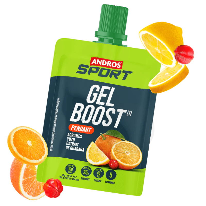 Gel Boost Agrumes Yuzu et Extrait de Guarana 40g