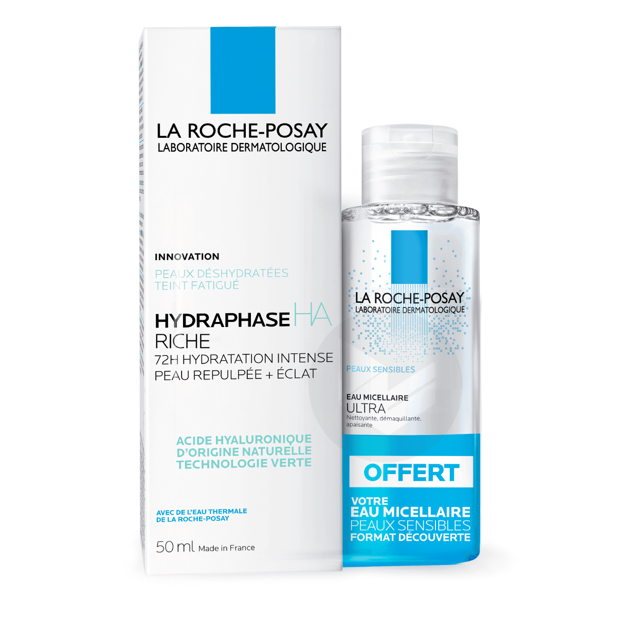 Sleeve Hydraphase HA Riche + Eau Micellaire Mini