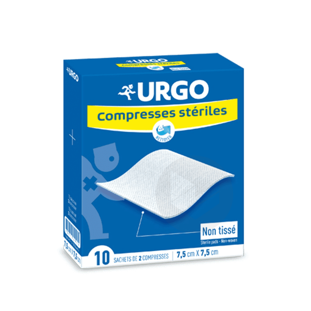Compresses Stériles Non Tissées 7.5x7.5cm x10