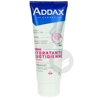 ADDAX EXPERT Cr hydratante quotidienne pieds T/100ml 25% gratuit
