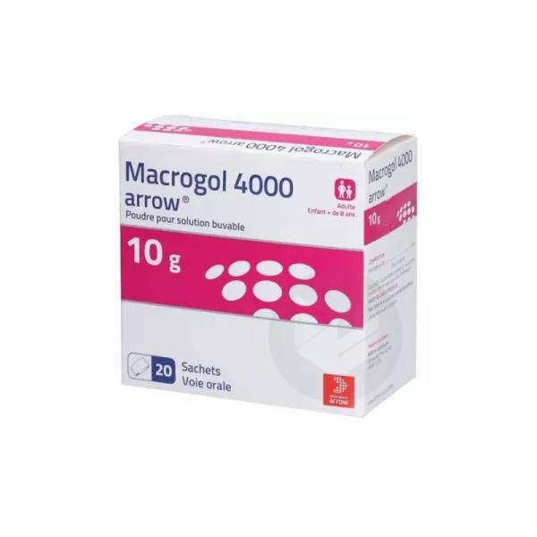MACROGOL 4000 ARROW 10 g, 20 sachets