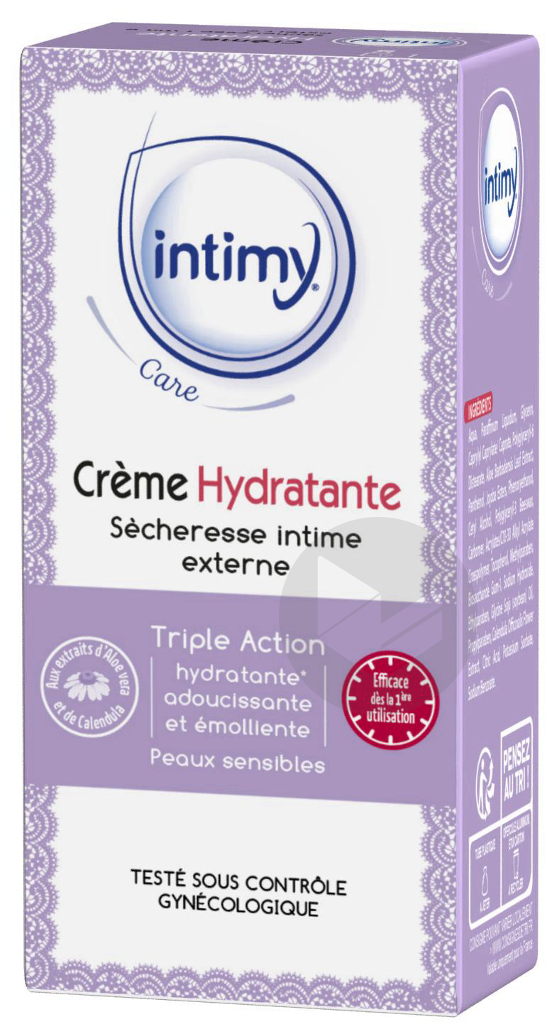 CRÈME HYDRATANTE, sécheresse intime externe, 50 ml