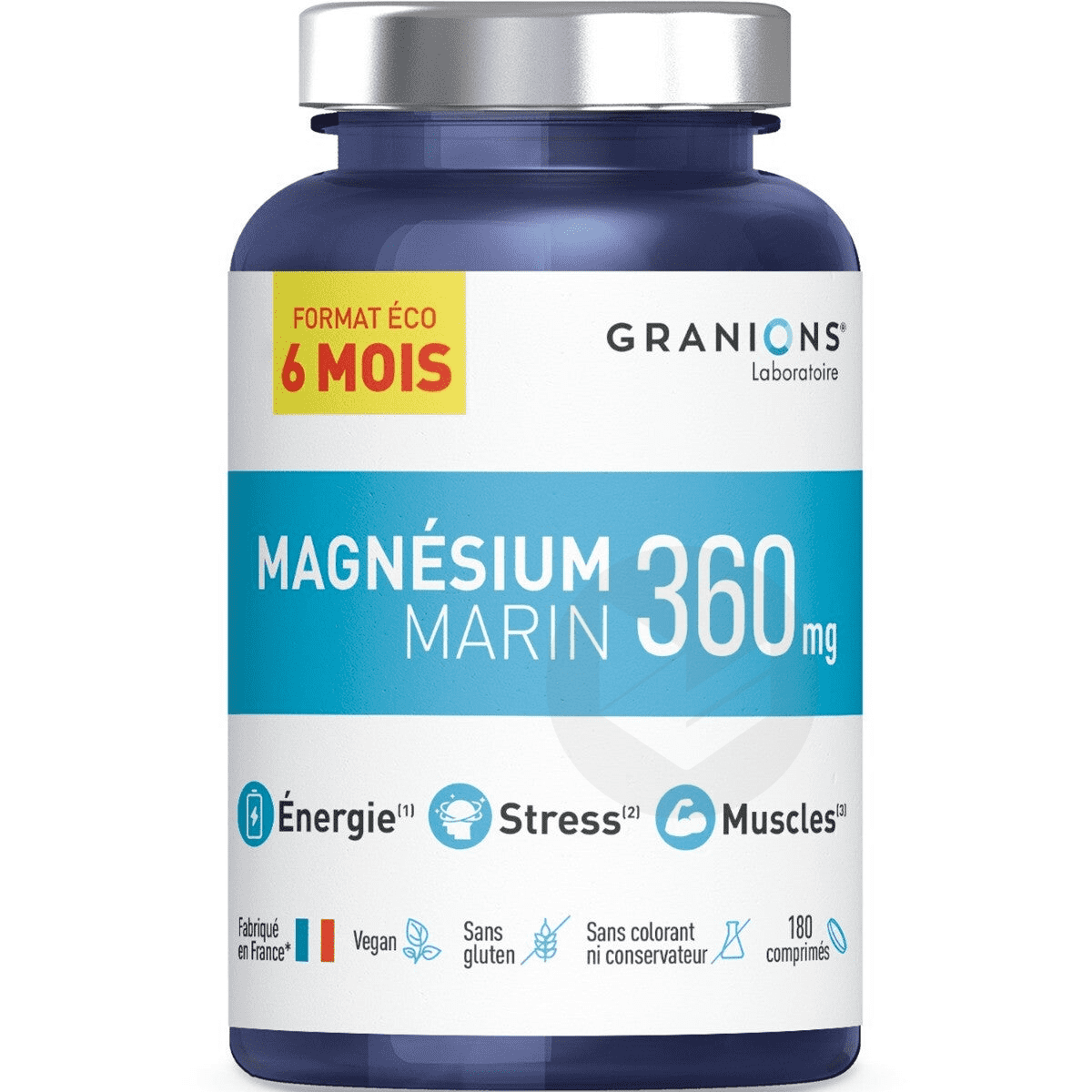 Magnésium Marin format éco 6 mois 180 comprimés