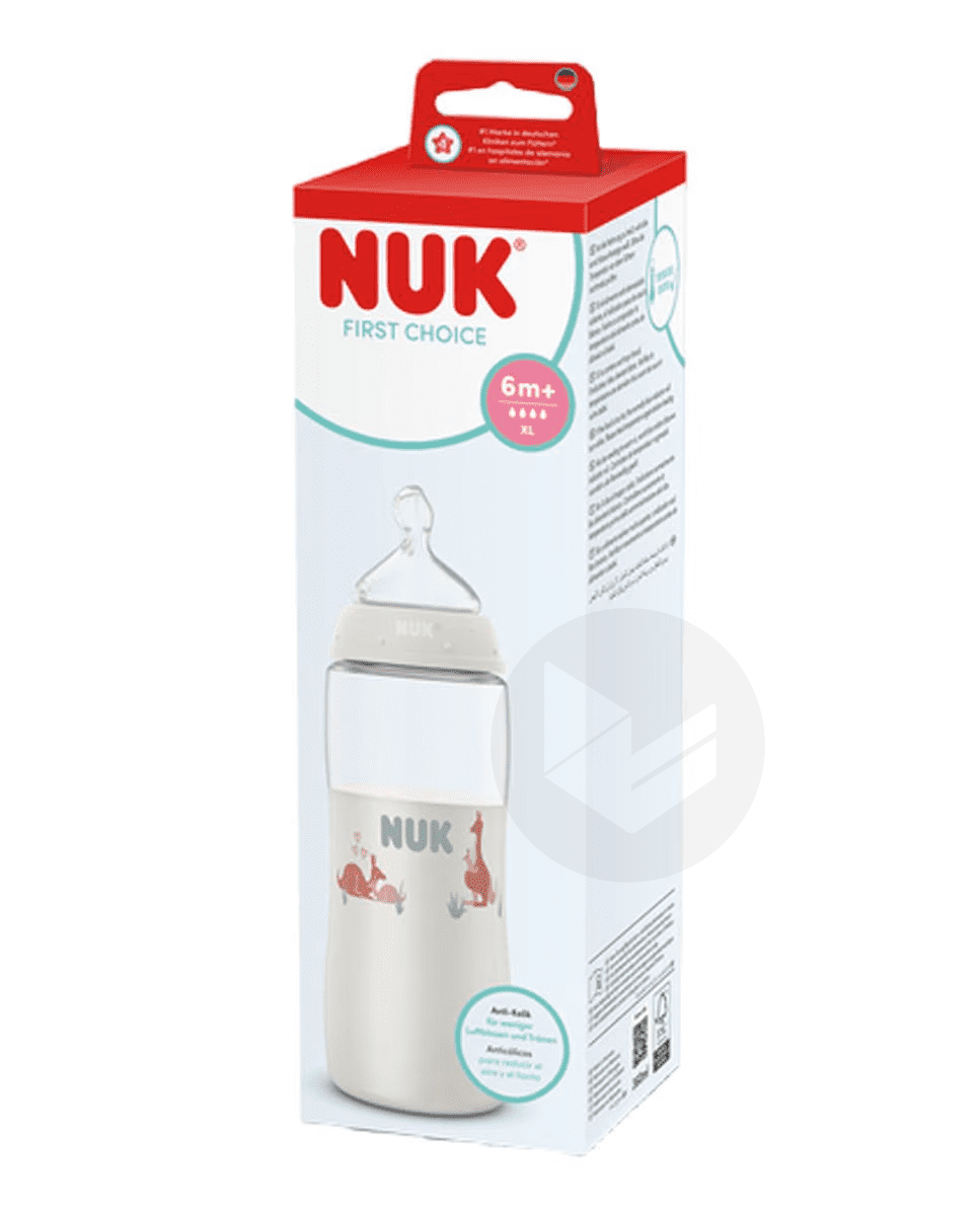 First Choice Biberon Temperature Control Kangourou 6m+ Débit XL 360ml