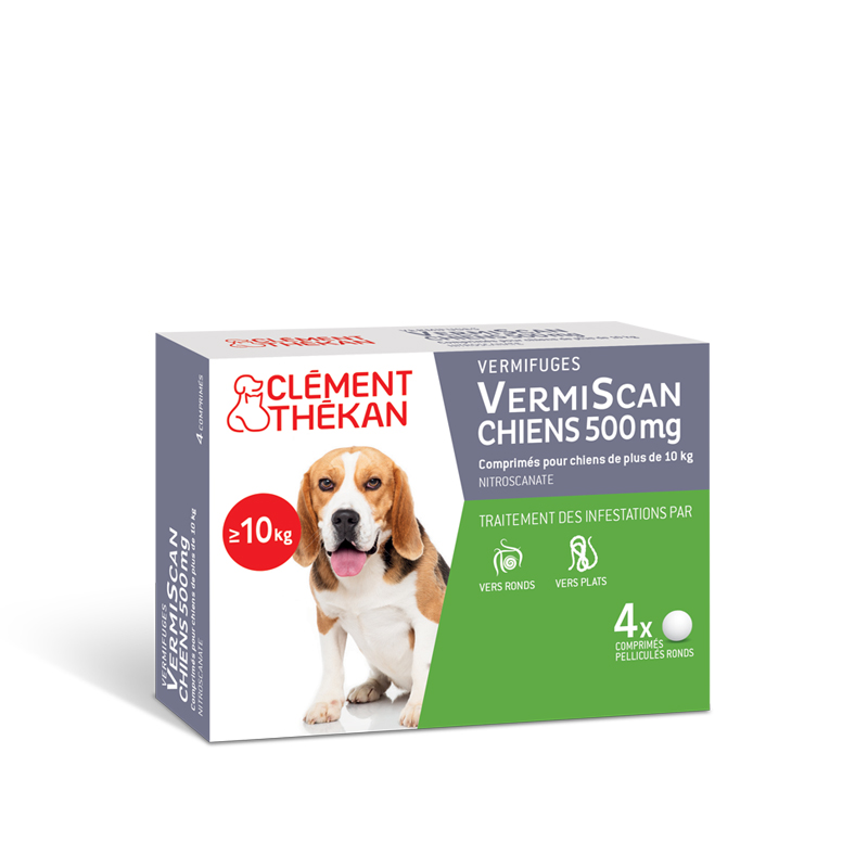VermiScan chiens de plus de 10kg 4 comprimés