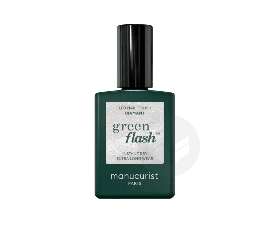 Vernis à ongle semi permanent argent Diamant 15ml