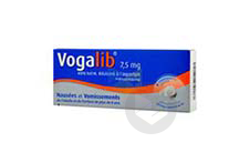 VOGALIB 7,5 mg Lyophilisat oral sans sucre (Plaquette de 8)