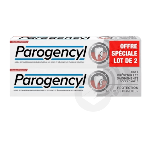 Dentifrice Prévention Gencives Blancheur 2x75ml