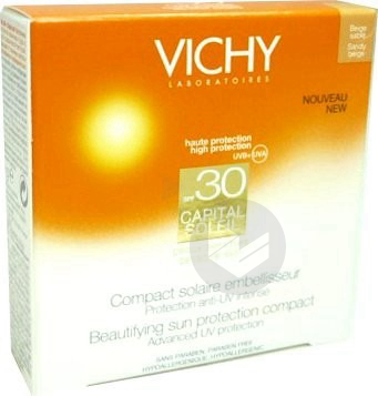VICHY CAPITAL SOLEIL SPF30 Pdr compact sablé Boîtier/10g