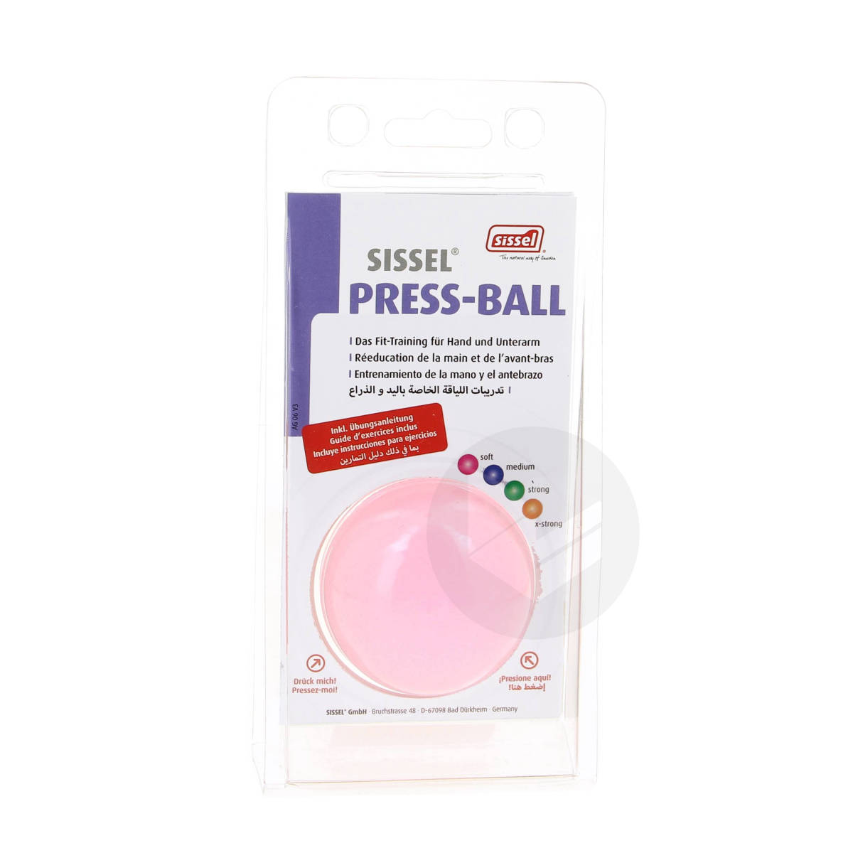 Balle de rééducation de la main