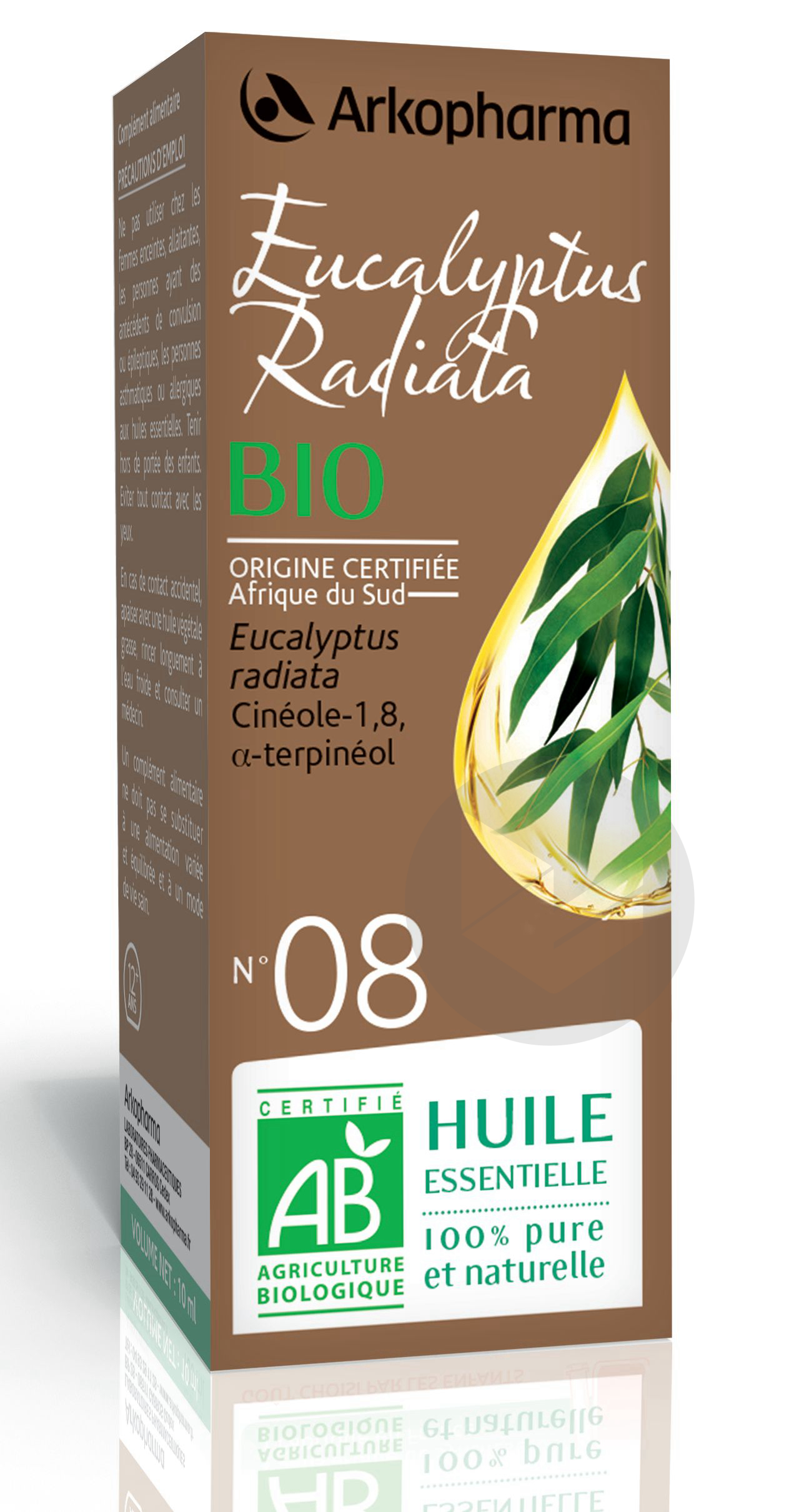 Huile essentielle d'Eucalyptus Radiata bio