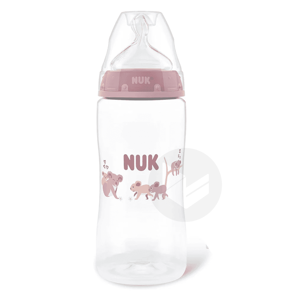 First Choice Biberon Temperature Control Koala Rose 3m+ 300ml