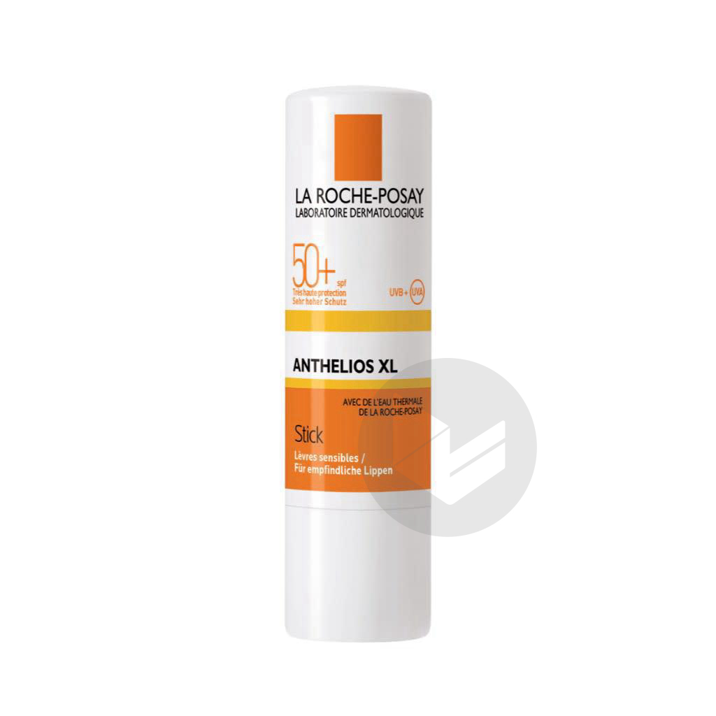 Anthelios Crème Solaire en Stick Lèvres Visage SPF50+ Avec Parfum 4,7ml