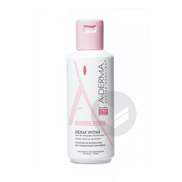 A-DERMA DERM'INTIM Gel de toilette protecteur pH 5,5 -500ml