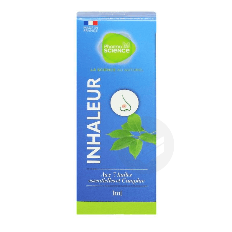 Inhaleur 7 huiles essentielles et camphre 1ml