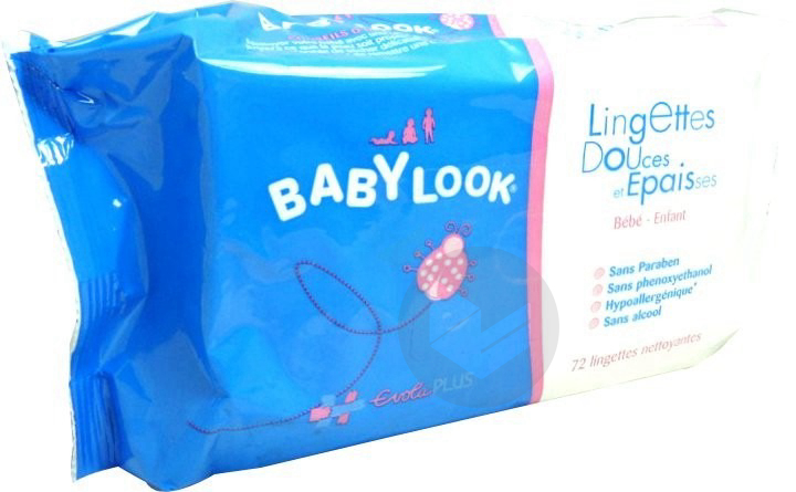 BABY LOOK Lingette nettoyante B/72