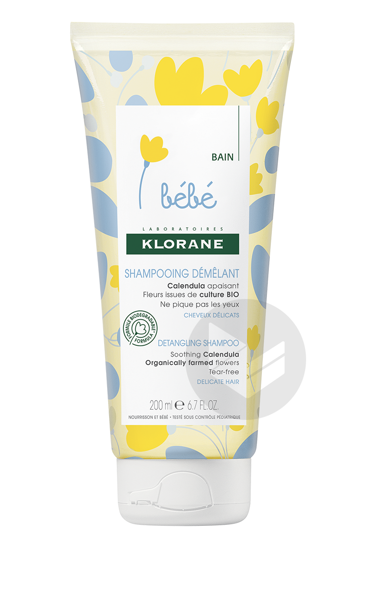 Shampooing doux démêlant 200 ml