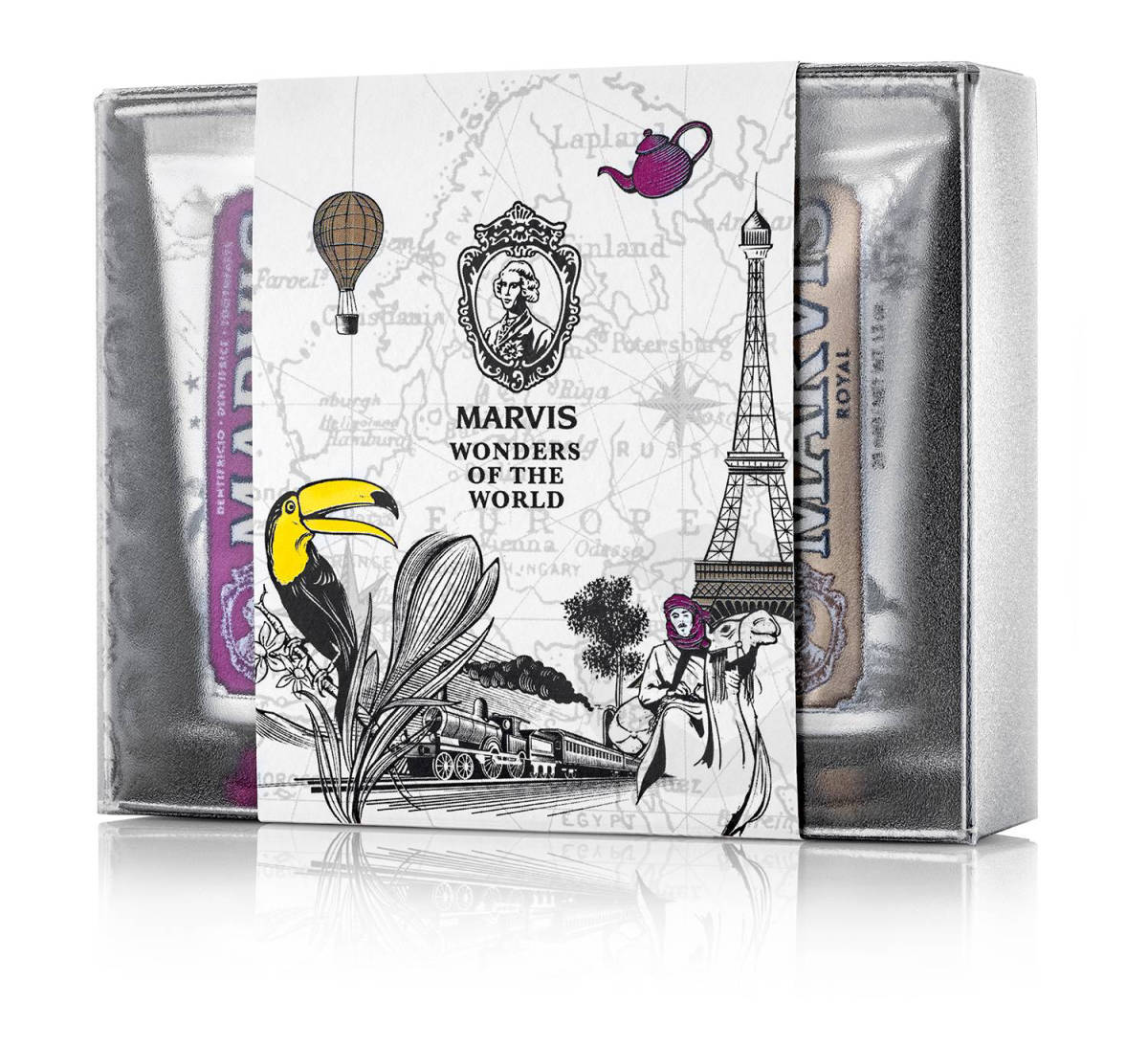 Coffret dentifrices Wonders of the World 3x25ml