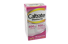 Caltrate Vitamine D3 600 Mg/400 Ui Comprimé Pelliculé (flacon De 180)