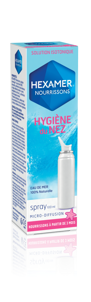 Hexamer Nourrissons Hygiène Du Nez Spray Nasal 100 Ml