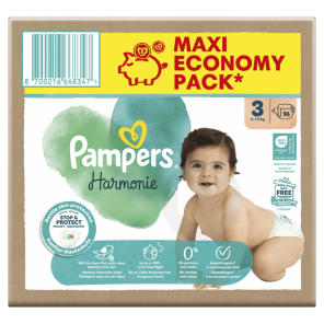 Couches Bébés Harmonie Taille 3 : 6 - 10 Kg X96
